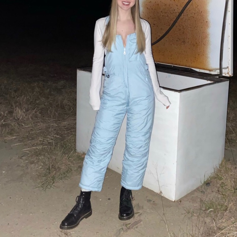 Icy Blue Snow Suit